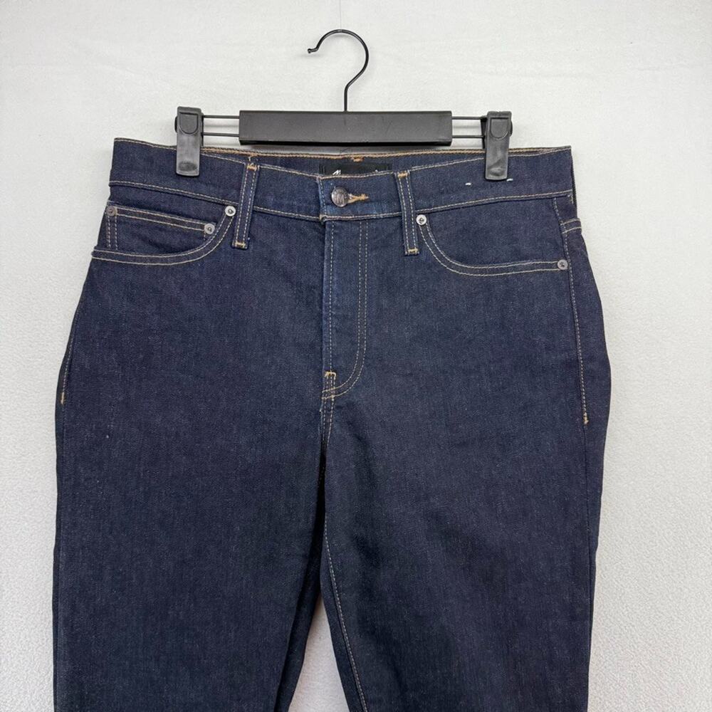 Madewell Jeans Women's 32x34 Blue Dark Wash Skinny 5 Pocket Casual Cotton